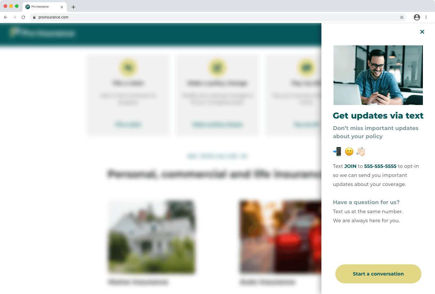 Cue example with emojis ClientCircle