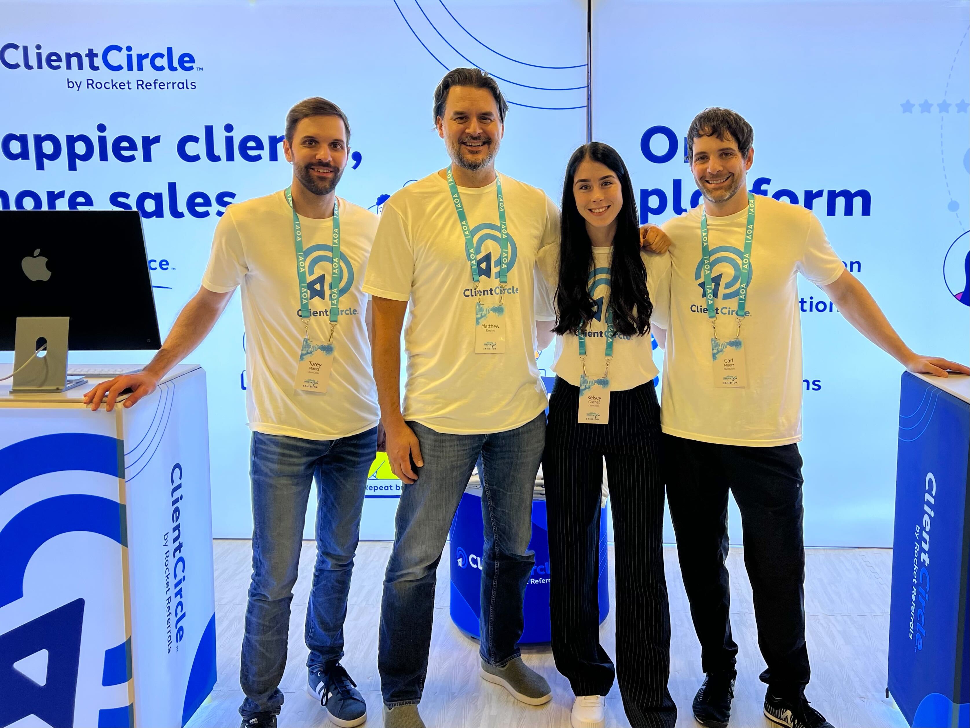 Our ClientCircle team at IAOA 2022
