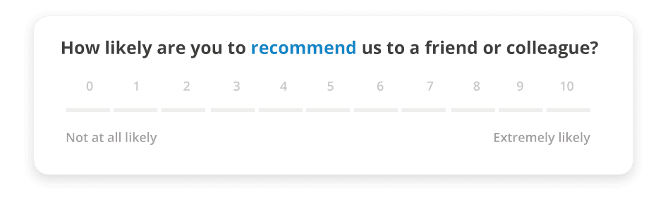 NPS chart ClientCircle