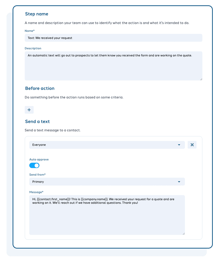 Step name ClientCircle